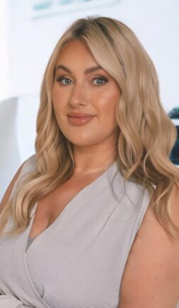Nurse Kristiana aesthetic practitioner at Manchester clinic providing dermal fillers and anti-wrinkle treatments
