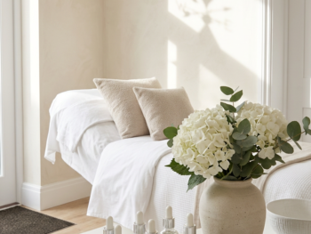 Minimalist skincare serum bottles on a marble tray in a calm, modern clinic setting in Ascot Minimalist skincare serum bottles on a marble tray in a calm, modern clinic setting in Ascot